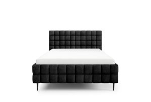 Obrazek Łóżko tapicerowane z nogami Dopio 160x200 grafitowy