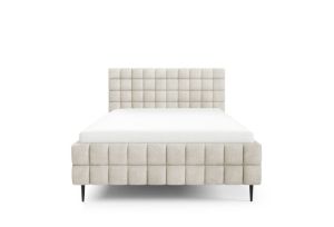 Obrazek Łóżko tapicerowane z nogami Dopio 160x200 szarobeżowy