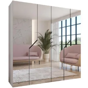 Obrazek Szafa Andrew 3-200 biały/czarny