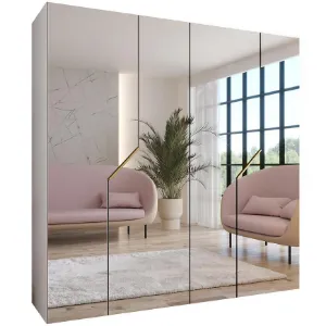 Obrazek Szafa Andrew 3-200 biały/złoty