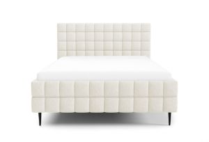 Obrazek Łóżko tapicerowane z nogami Dopio 160x200  kremowy