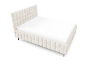 Obrazek Łóżko tapicerowane z nogami Dopio 160x200  kremowy