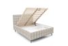 Obrazek Łóżko tapicerowane z nogami Dopio 160x200  beżowy