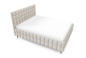 Obrazek Łóżko tapicerowane z nogami Dopio 160x200  beżowy