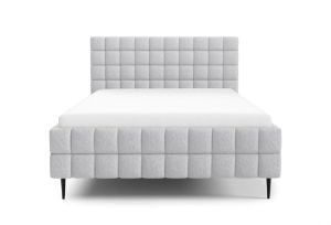 Obrazek Łóżko tapicerowane z nogami Dopio 160x200  popielaty