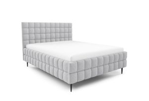 Obrazek Łóżko tapicerowane z nogami Dopio 160x200  popielaty
