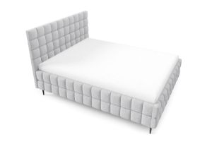 Obrazek Łóżko tapicerowane z nogami Dopio 160x200  popielaty