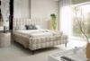 Obrazek Łóżko tapicerowane z nogami Dopio 180x200 śmietankowy