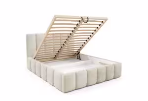 Obrazek Łóżko tapicerowane Krima 140x200 śmietankowy