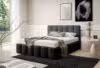 Obrazek Łóżko tapicerowane Krima 140x200 grafitowy