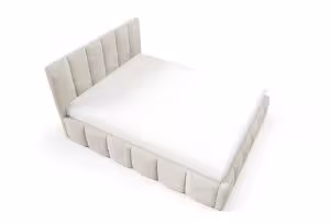 Obrazek Łóżko tapicerowane Krima 140x200 szarobeżowy