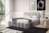 Obrazek Łóżko tapicerowane Krima 140x200  popielaty
