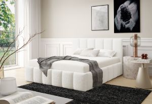 Obrazek Łóżko tapicerowane Krima 160x200  biały