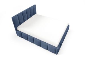 Obrazek Łóżko tapicerowane Krima 180x200 granatowy