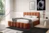 Obrazek Łóżko tapicerowane Krima 180x200 pomarańczowy