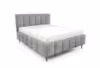 Obrazek Łóżko tapicerowane z nogami Krima 140x200 jasny szary