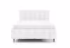 Obrazek Łóżko tapicerowane z nogami Krima 140x200  biały