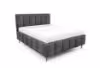 Obrazek Łóżko tapicerowane z nogami Krima 160x200 ciemny szary