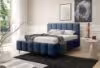 Obrazek Łóżko tapicerowane z nogami Krima 180x200 granatowy