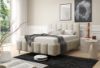 Obrazek Łóżko tapicerowane z nogami Krima 180x200 śmietankowy