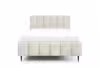 Obrazek Łóżko tapicerowane z nogami Krima 180x200 kremowy