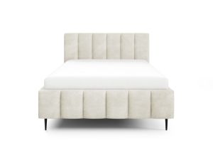 Obrazek Łóżko tapicerowane z nogami Krima 180x200 kremowy