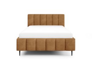 Obrazek Łóżko tapicerowane z nogami Krima 180x200 rudy