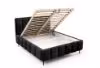 Obrazek Łóżko tapicerowane z nogami Krima 180x200 grafitowy