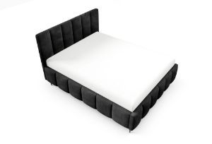 Obrazek Łóżko tapicerowane z nogami Krima 180x200 grafitowy