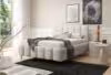 Obrazek Łóżko tapicerowane z nogami Krima 180x200 szarobeżowy