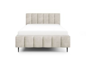 Obrazek Łóżko tapicerowane z nogami Krima 180x200 szarobeżowy