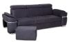 Obrazek Sofa rozkładana z pufą Palermo popielata
