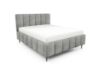 Obrazek Łóżko tapicerowane z nogami Krima 180x200 jasny szary