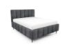 Obrazek Łóżko tapicerowane z nogami Krima 180x200 ciemny szary