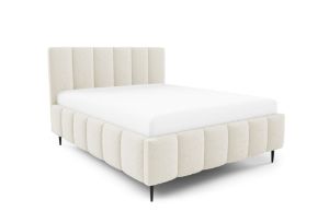 Obrazek Łóżko tapicerowane z nogami Krima 180x200  kremowy