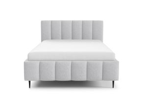 Obrazek Łóżko tapicerowane z nogami Krima 180x200  popielaty