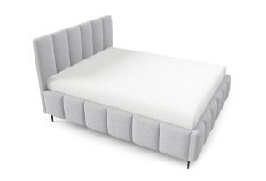 Obrazek Łóżko tapicerowane z nogami Krima 180x200  popielaty