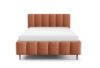 Obrazek Łóżko tapicerowane z nogami Krima 180x200 pomarańczowy