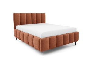 Obrazek Łóżko tapicerowane z nogami Krima 180x200 pomarańczowy