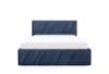 Obrazek Łóżko tapicerowane Kseno 140x200 granatowy