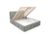Obrazek Łóżko tapicerowane Kseno 140x200 jasny szary