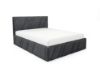 Obrazek Łóżko tapicerowane Kseno 140x200 ciemny szary