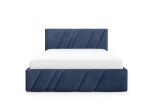 Obrazek Łóżko tapicerowane Kseno 160x200 granatowy