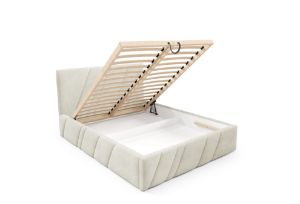 Obrazek Łóżko tapicerowane Kseno 160x200 śmietankowy