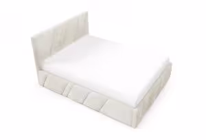 Obrazek Łóżko tapicerowane Kseno 160x200 śmietankowy