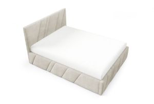 Obrazek Łóżko tapicerowane Kseno 160x200 szarobeżowy