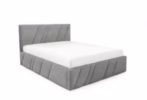 Obrazek Łóżko tapicerowane Kseno 160x200 jasny szary