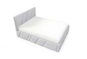 Obrazek Łóżko tapicerowane Kseno 160x200  popielaty