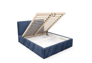 Obrazek Łóżko tapicerowane Kseno 180x200 granatowy