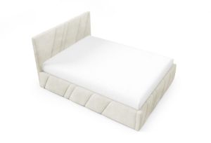 Obrazek Łóżko tapicerowane Kseno 180x200 kremowy